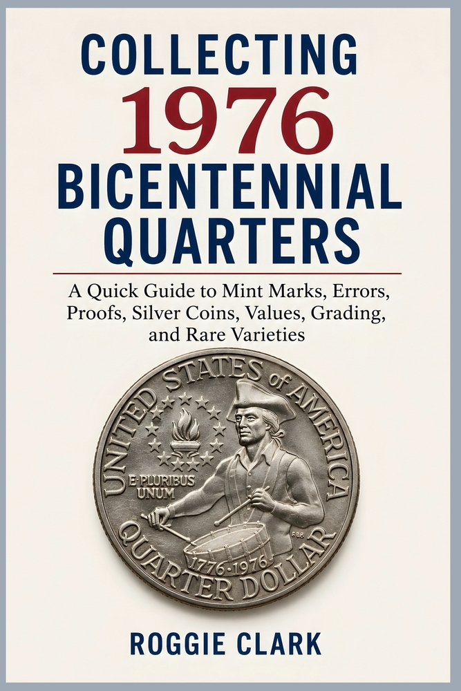 Collecting 1976 Bicentennial Quarters: A Quick Guide to Mint Marks, Errors, Proofs, Silver Coins, Values, Grading, and Rare Varieties cover