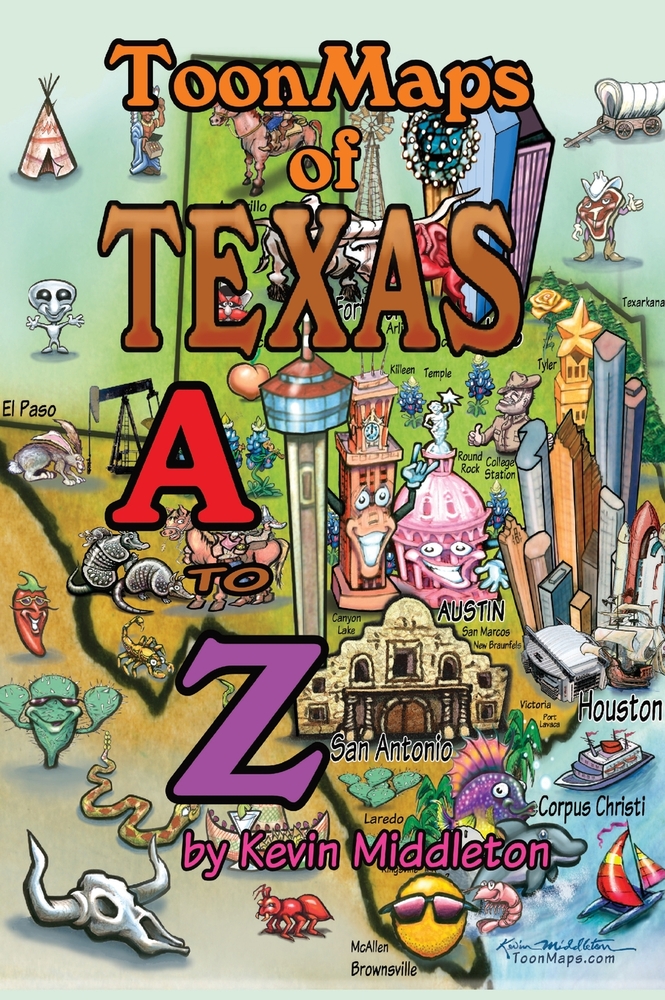 ToonMaps of Texas A to Z cover