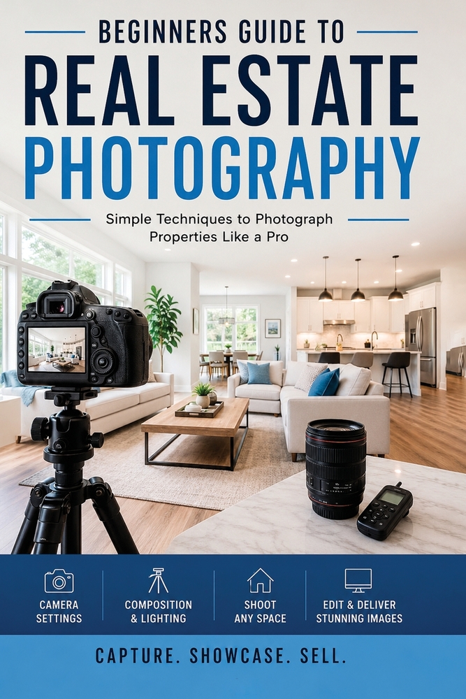 The Complete Beginners guide to Real estate Photography cover