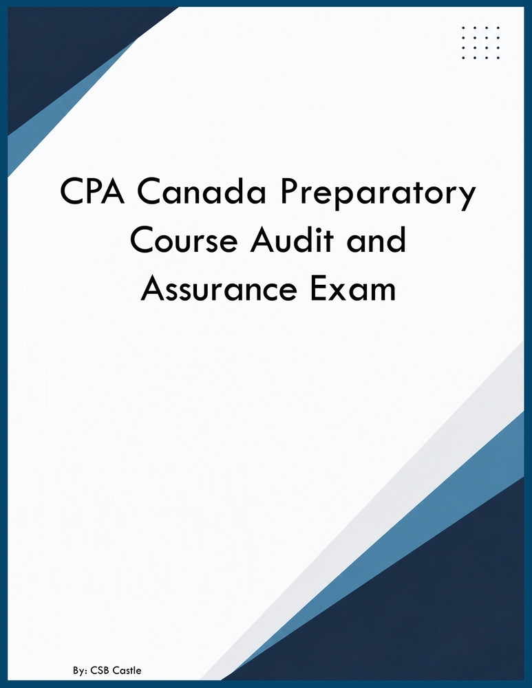 CPA Canada Preparatory Course Audit and Assurance Exam cover