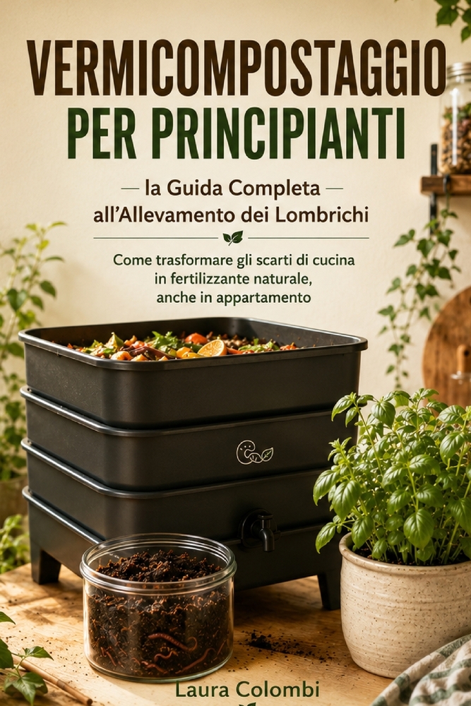 Vermicompostaggio per Principianti: Come trasformare gli scarti di cucina in fertilizzante naturale, anche in appartamento cover