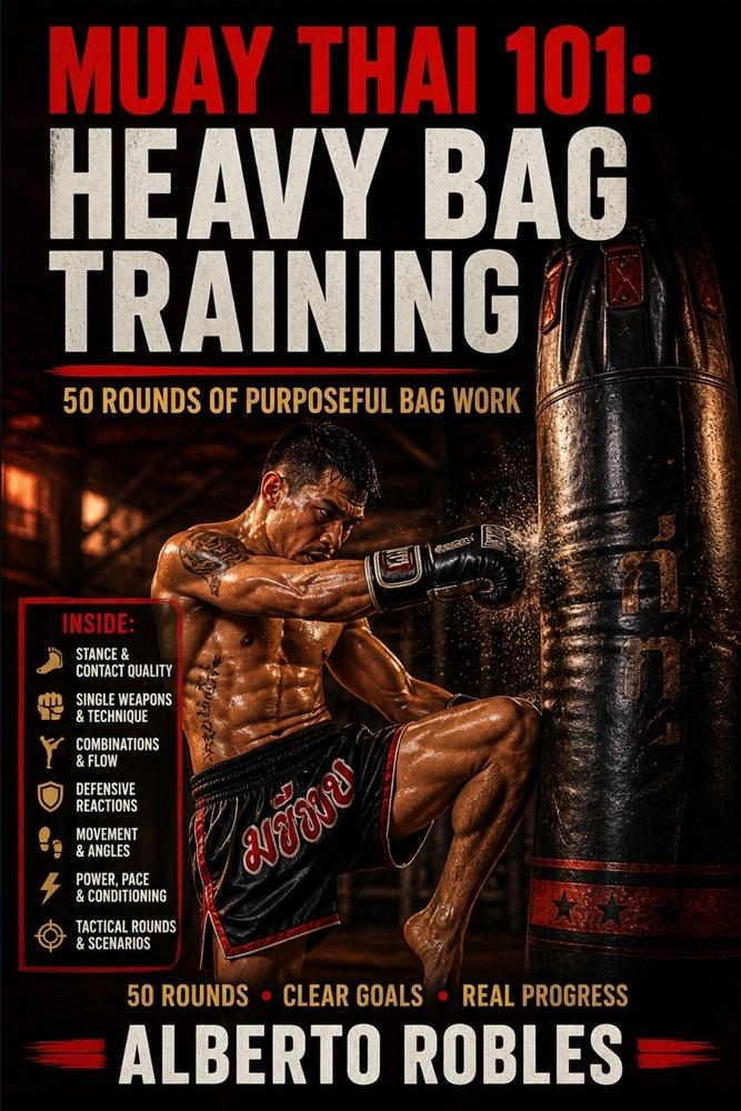 Muay Thai 101：Heavy Bag Training: 50 Structured Rounds for Technique, Power, Combinations, Defense & Conditioning cover