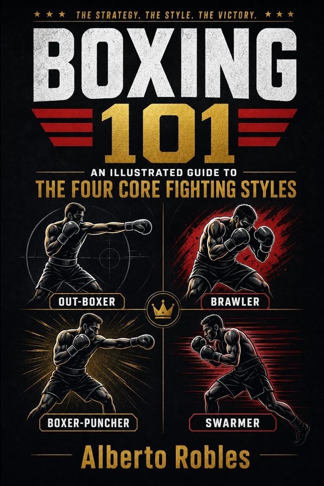 Boxing 101：Guide to the Four Core Fighting Styles: Master the four essential boxing styles with step-by-step illustrations and expert technique cover