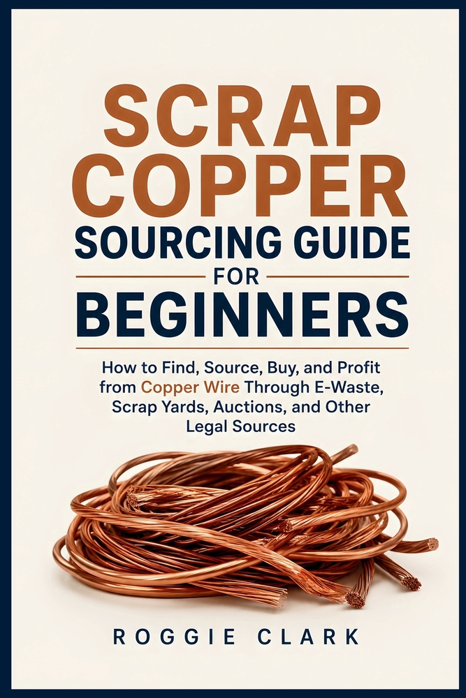 Scrap Copper Sourcing Guide for Beginners: How to Find, Source, Buy, and Profit from Copper Wire Through E-Waste, Scrap Yards, Auctions, and Other Leg cover