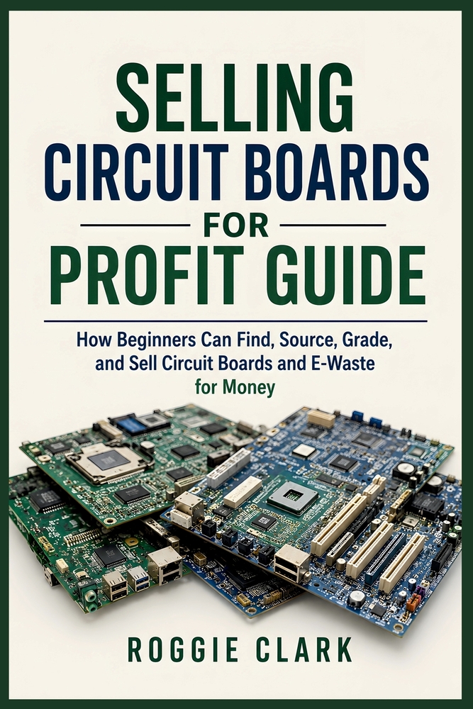 Selling Circuit Boards for Profit Guide: How Beginners Can Find, Source, Grade, and Sell Circuit Boards and E-Waste for Money cover