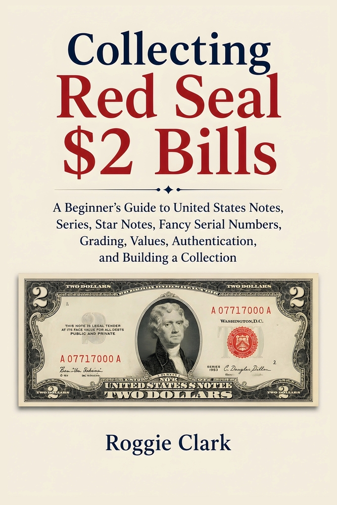 Collecting Red Seal $2 Bills: A Beginner's Guide to United States Notes, Series, Star Notes, Fancy Serial Numbers, Grading, Values, Authentication, an cover