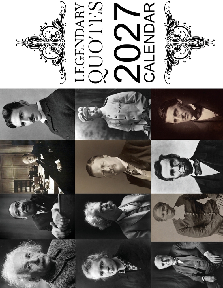 Legendary Quotes 2027 Calendar cover
