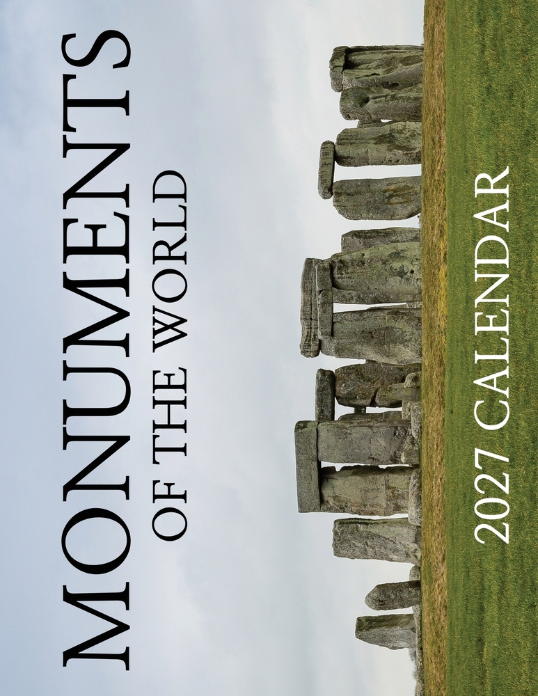 Monuments of the World 2027 Calendar cover