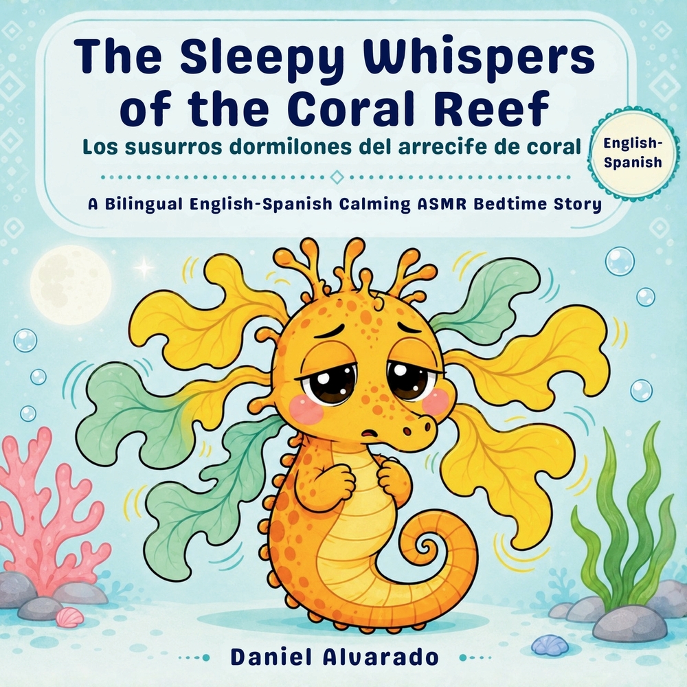 The Sleepy Whispers of the Coral Reef: A Calming ASMR Bedtime Story for Toddlers cover