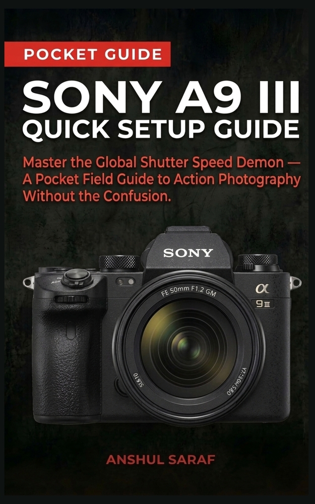 Sony A9 III Quick Setup Guide: Master the Global Shutter Speed Demon - A Pocket Field Guide to Action Photography Without the Confusion (Beginners Gui cover