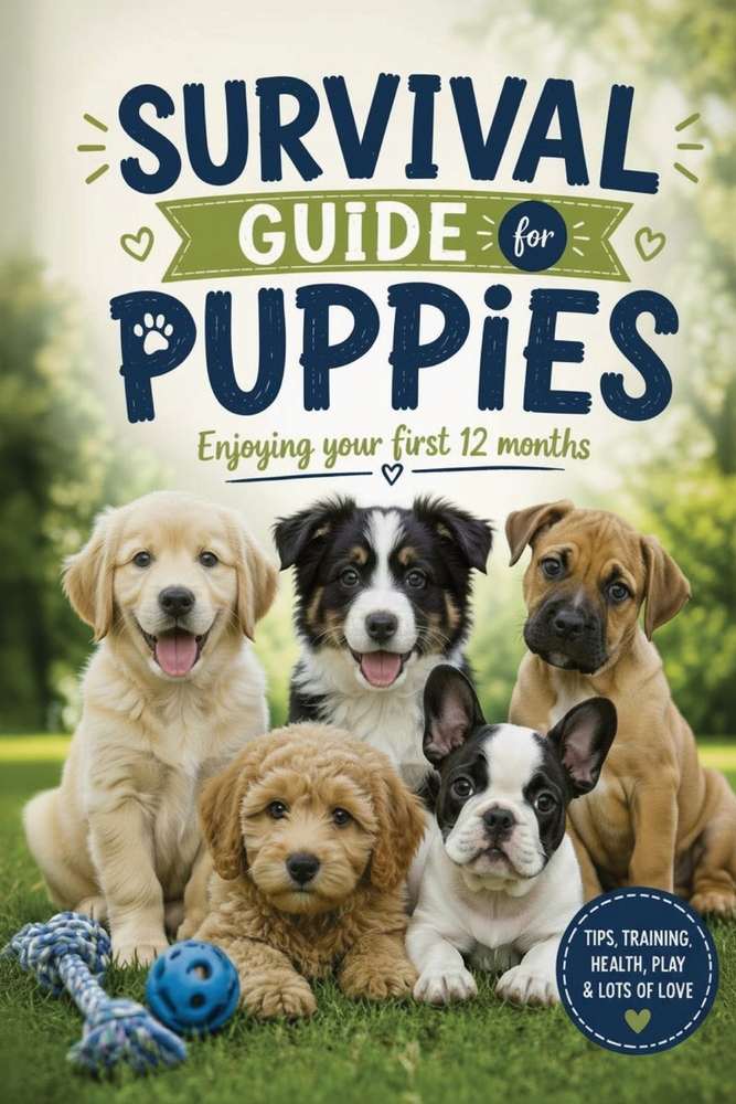 Survival Guide for Puppies: Enjoying your first 12 months cover