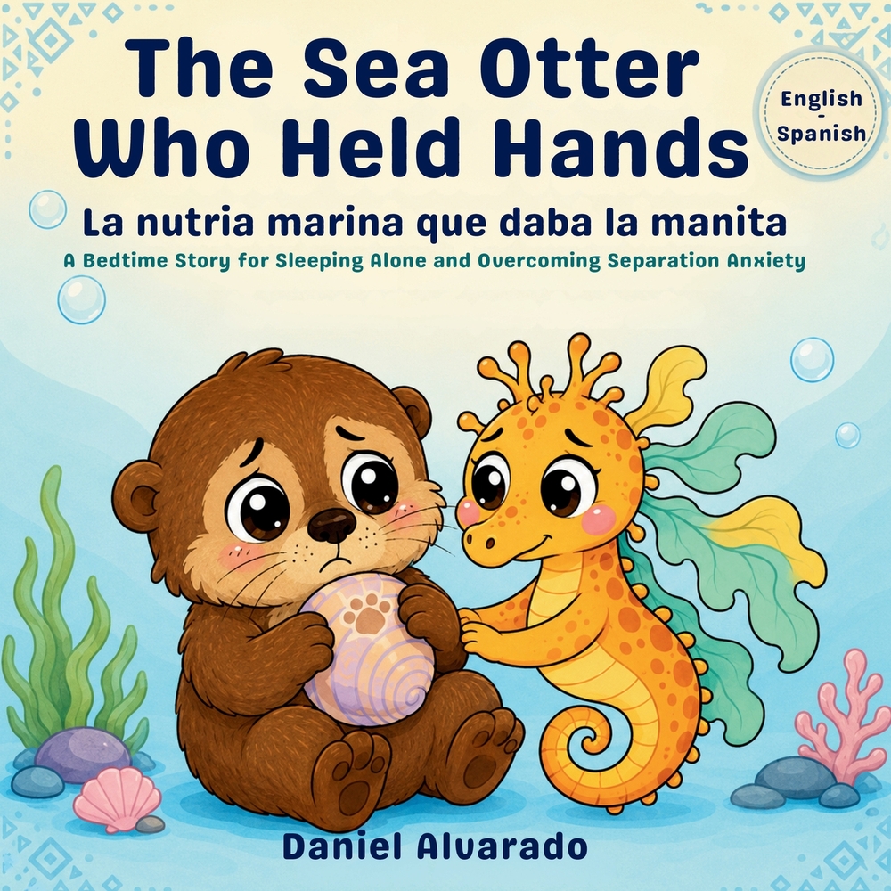 The Sea Otter Who Held Hands: A Bedtime Story for Sleeping Alone and Overcoming Separation Anxiety cover