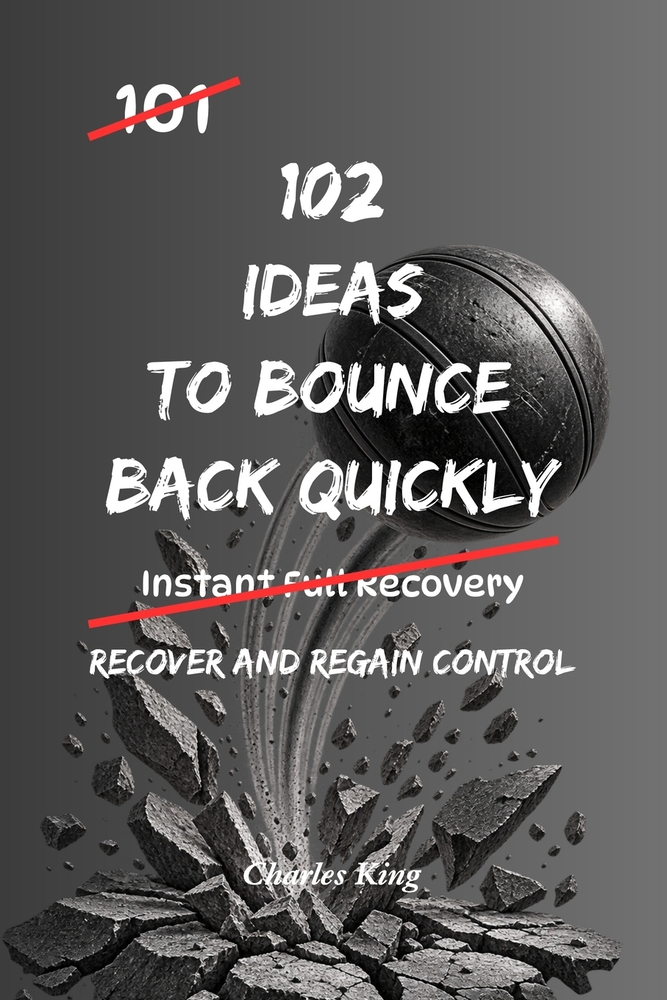 102 Ideas To Bounce Back Quickly: No Perfect Recovery. No Instant Fixes. Simple Everyday Ideas To Reset Faster, Regain Control, and Move Forward cover