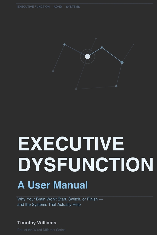 Executive Dysfunction: A User Manual: Why Your Brain Won't Start, Switch, or Finish - and the Systems That Actually Help cover