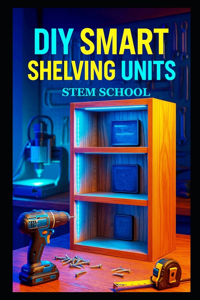 DIY Smart Shelving Units: Modern Storage Solutions with Integrated Lighting, Tech Features and Space-Saving Designs cover