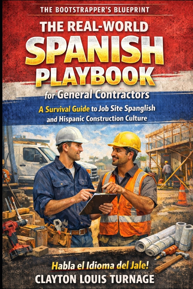 The Real-World Spanish Playbook for General Contractors: A Survival Guide to Job Site Spanglish and Hispanic Construction Culture cover