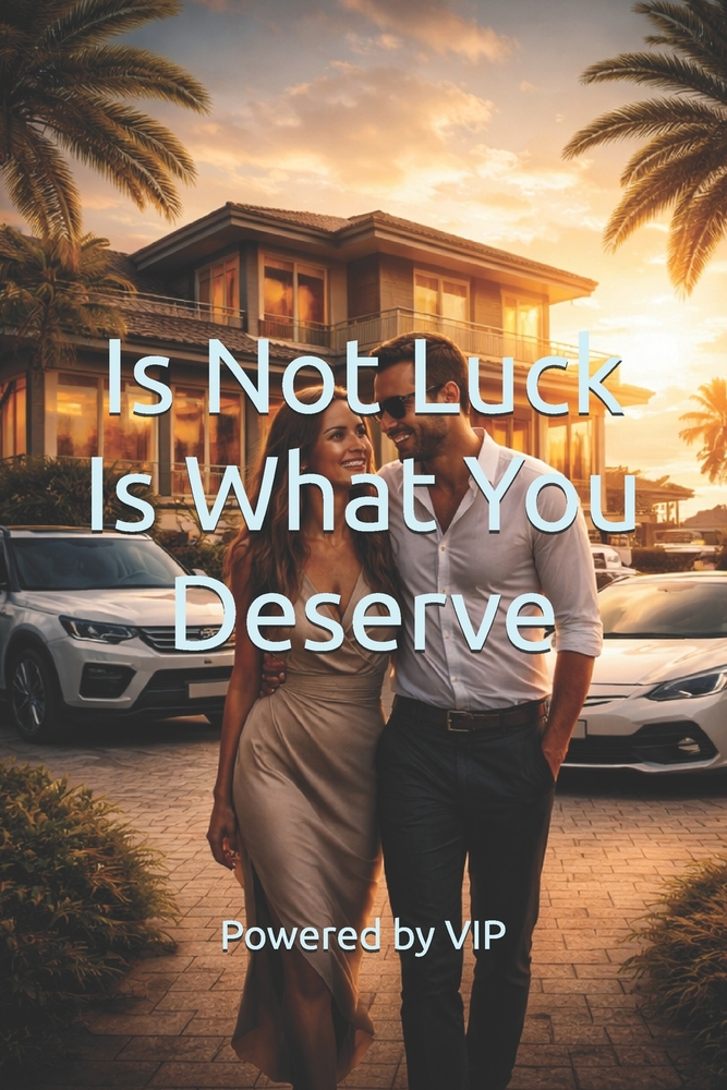 Is Not Luck Is What You Deserve cover