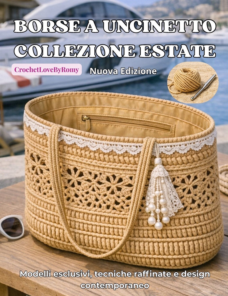 Borse a Uncinetto Collezione Estate: Modelli esclusivi, tecniche raffinate e design contemporaneo cover
