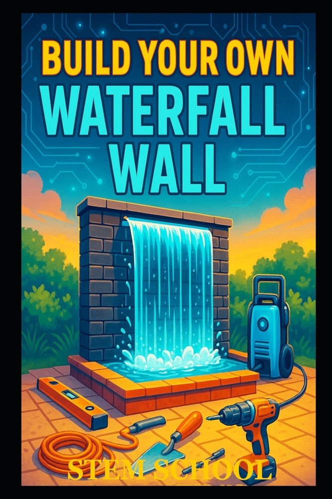 Build Your Own Waterfall Wall: DIY Indoor Fountain Design for Relaxing Home Decor cover