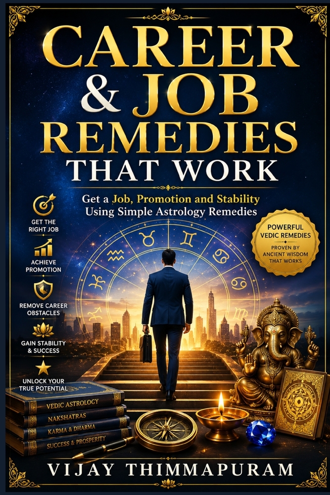 Career & Job Remedies That Work: Get a Job, Promotion and Stability Using Simple Astrology Remedies cover