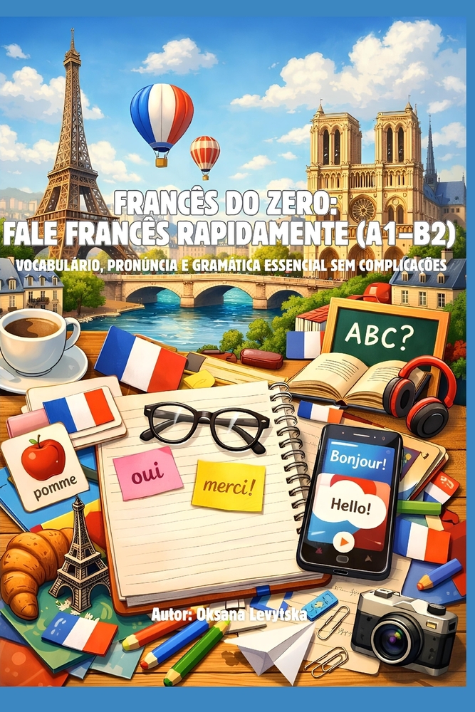 Francês do zero: fale francês rapidamente (A1-B2) Vocabulário, pronúncia e gramática essencial sem complicações cover