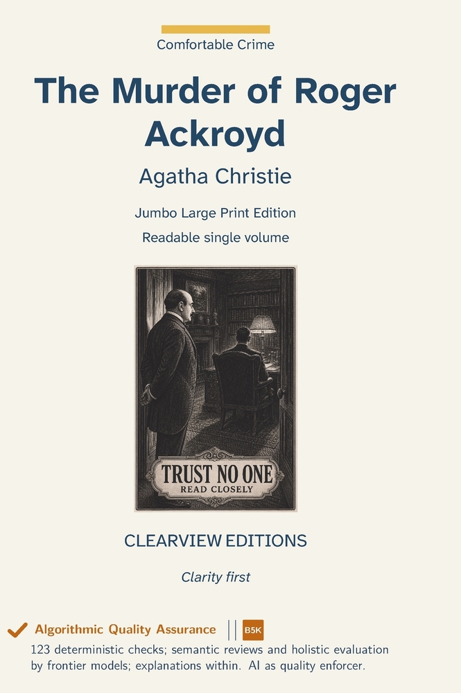 The Murder of Roger Ackroyd cover
