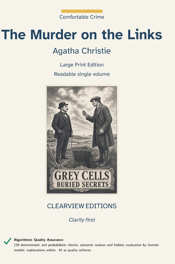 The Murder on the Links: A Hercule Poirot Mystery cover