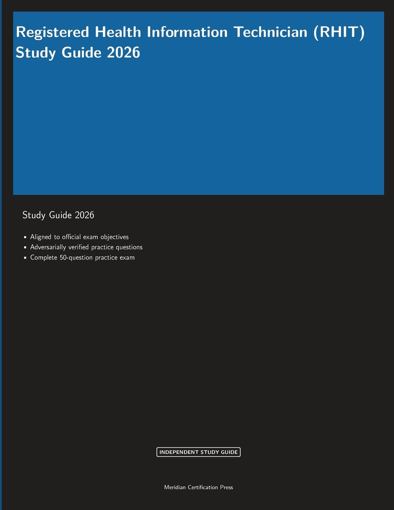 RHIT Study Guide 2026 cover