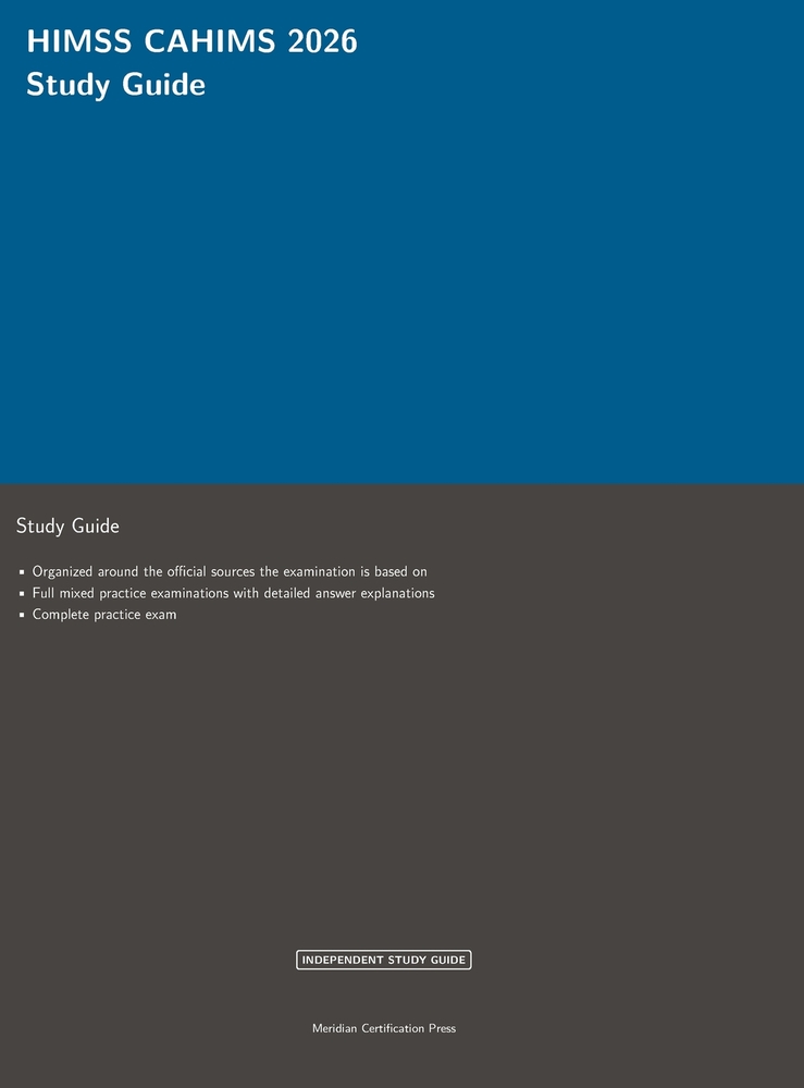 HIMSS CAHIMS 2026 Study Guide cover