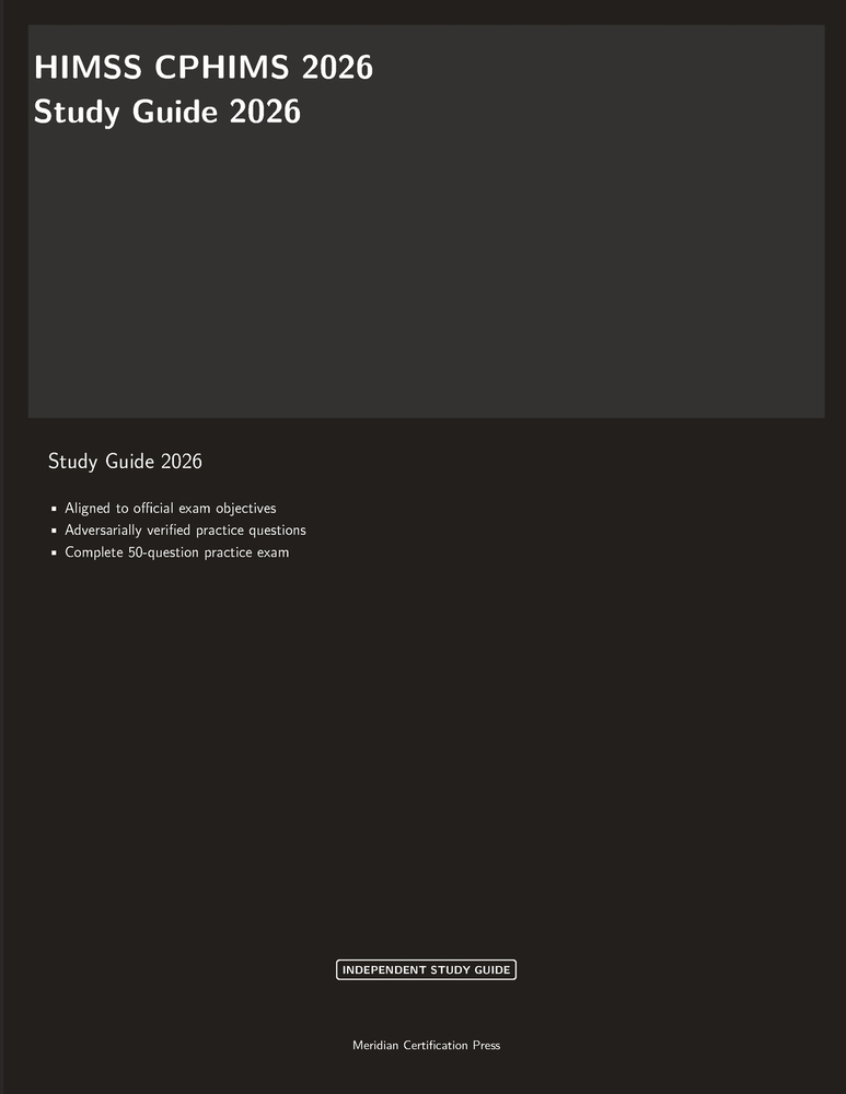 HIMSS CPHIMS 2026 Study Guide cover