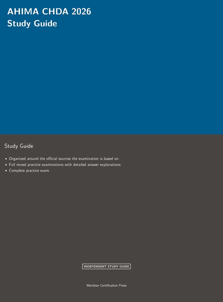 AHIMA CHDA 2026 Study Guide cover