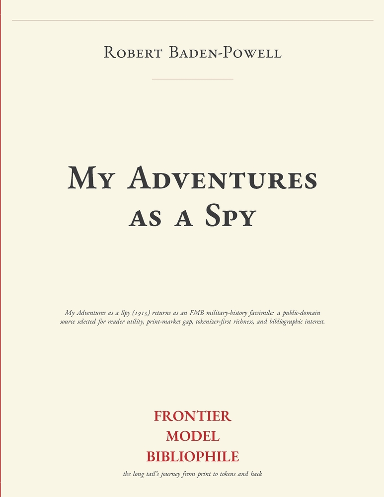 My Adventures as a Spy cover