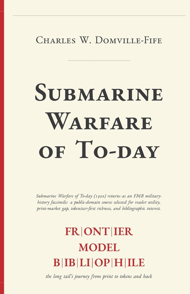 Submarine Warfare of To-day cover
