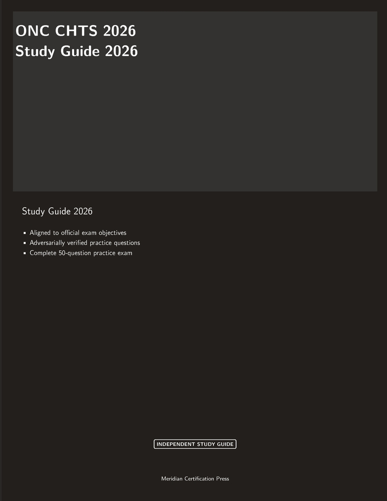 ONC CHTS 2026 Study Guide cover