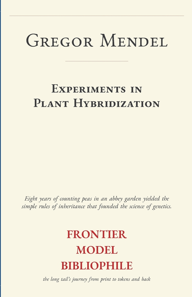 Experiments in Plant Hybridization cover