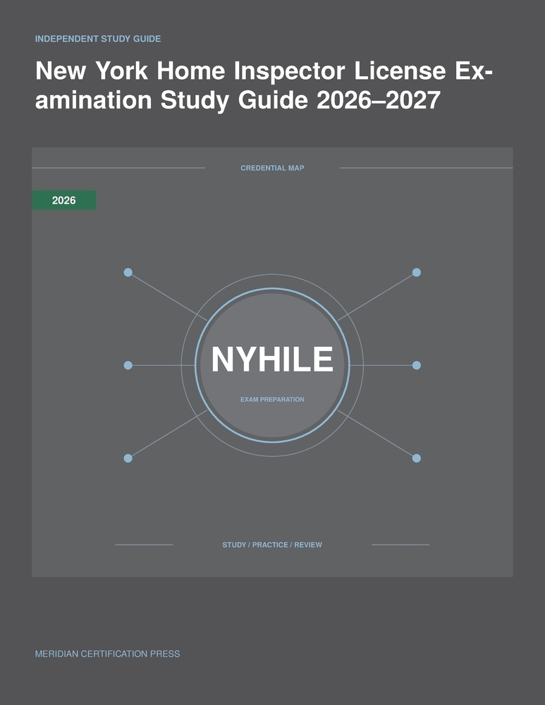 New York Home Inspector License Examination Study Guide 2026-2027 cover