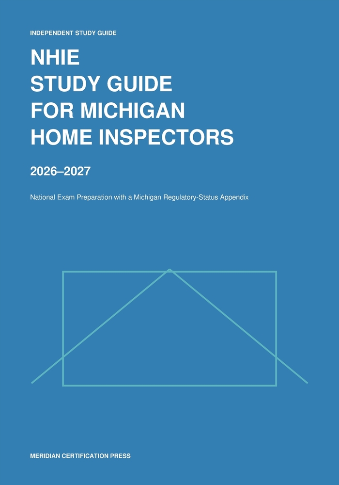 NHIE Study Guide for Michigan Home Inspectors 2026-2027 cover
