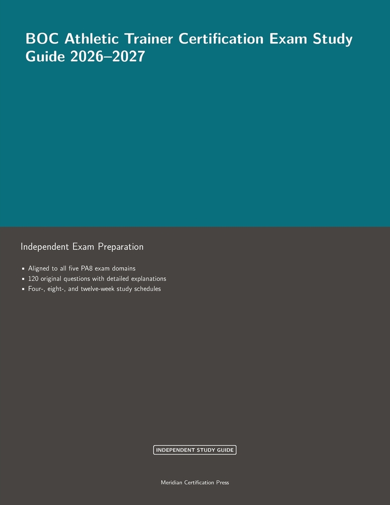 BOC Athletic Trainer Certification Exam Study Guide 2026-2027 cover