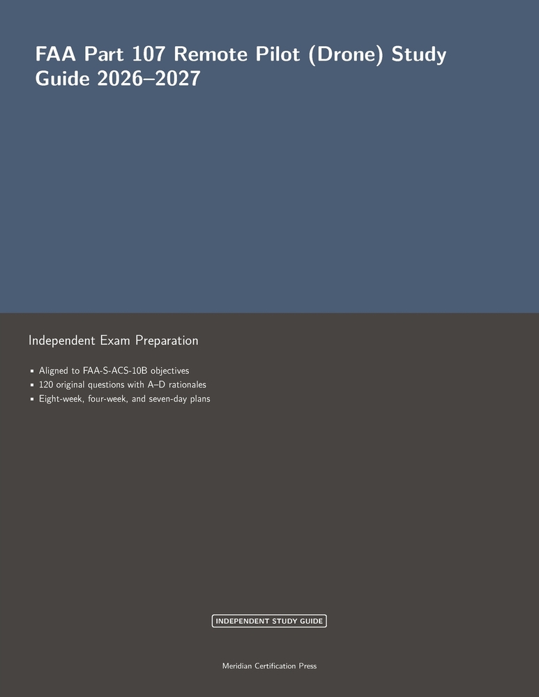 FAA Part 107 Remote Pilot (Drone) Study Guide 2026-2027 cover