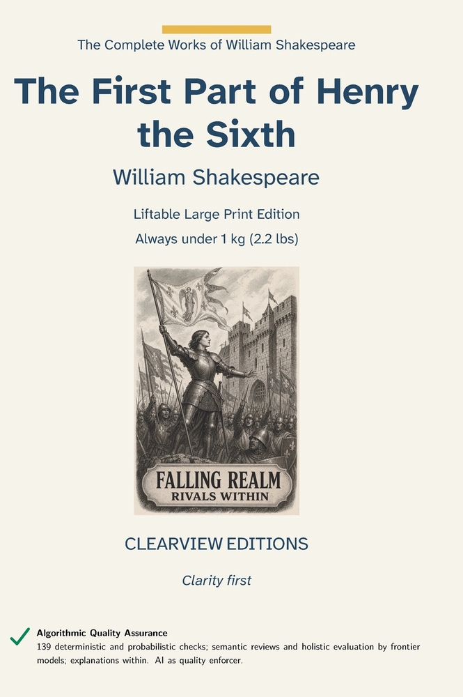 The First Part of Henry the Sixth cover