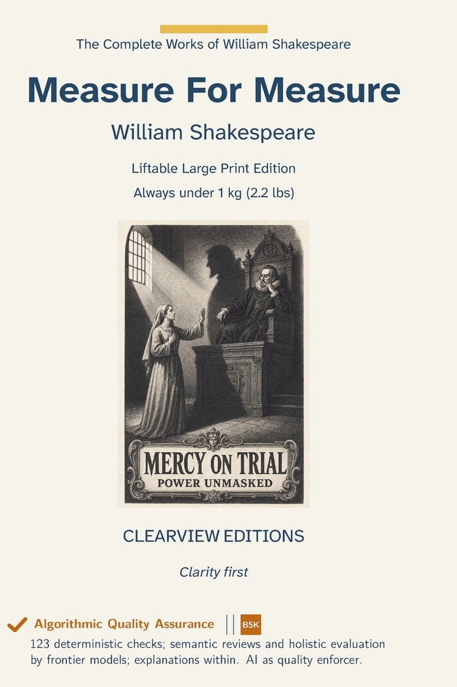 Measure For Measure cover