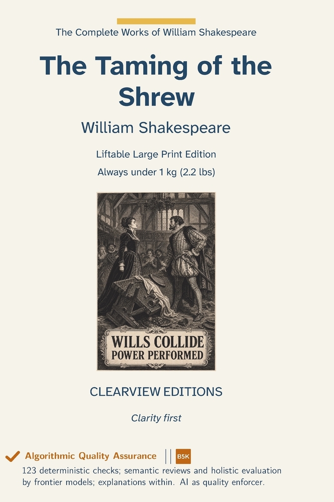 The Taming of the Shrew cover