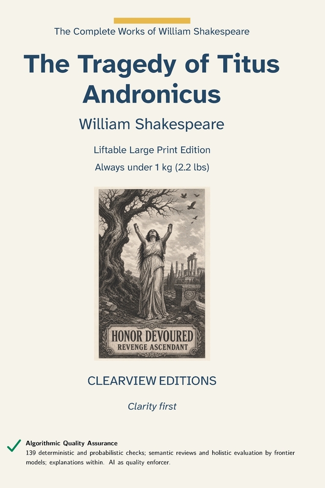 The Tragedy of Titus Andronicus cover