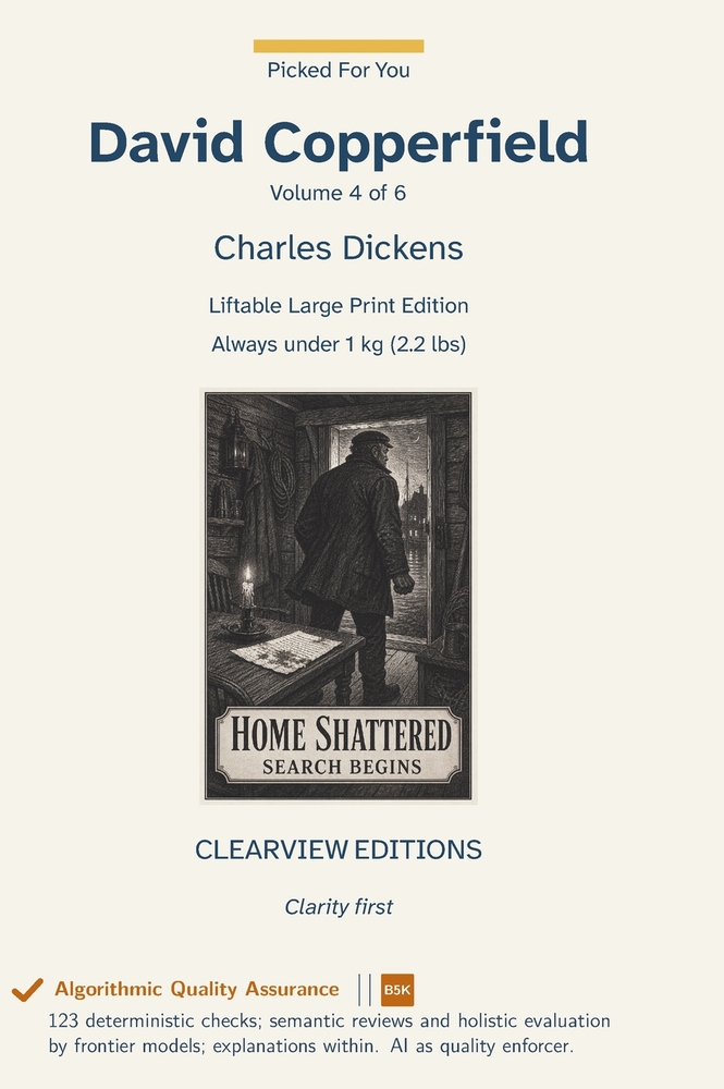 David Copperfield - Volume 4 of 6 cover