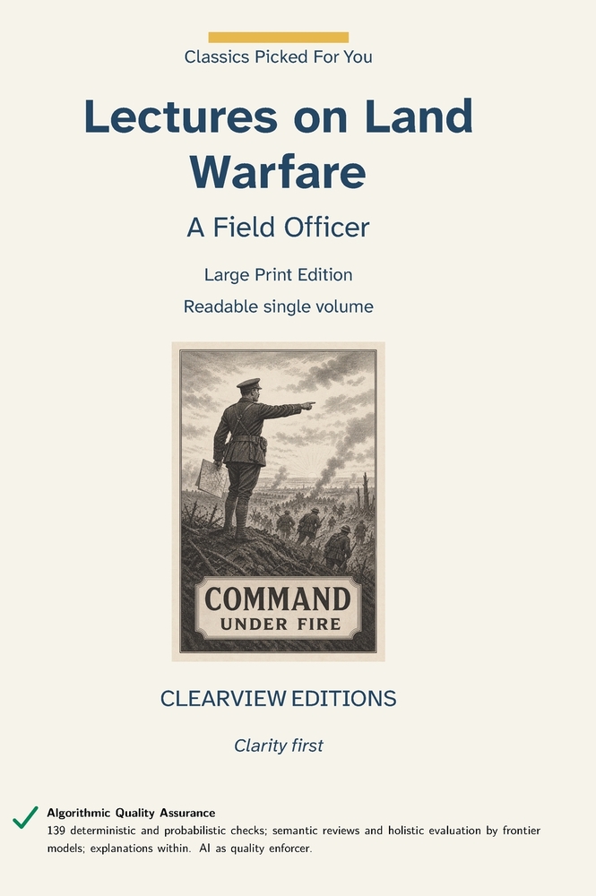 Lectures on Land Warfare cover