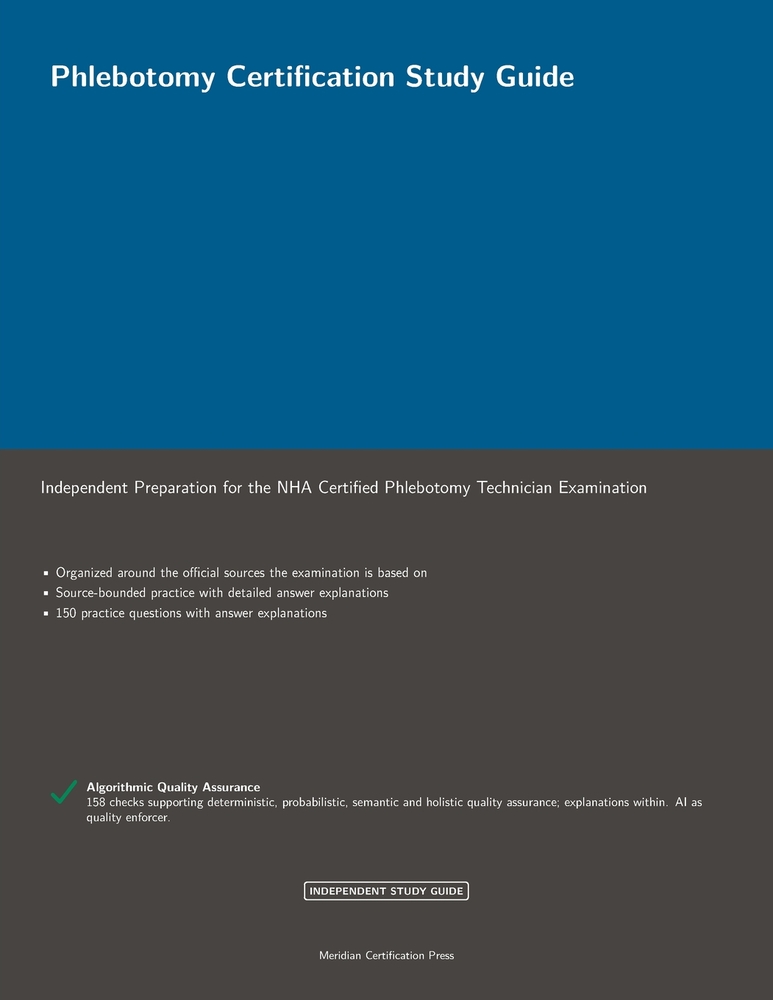 Phlebotomy Certification Study Guide cover