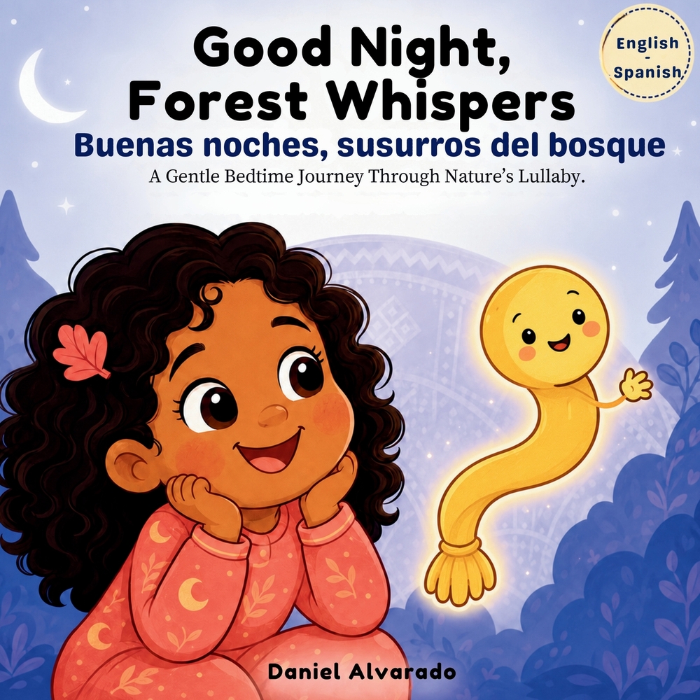 Good Night, Forest Whispers: A Gentle Bedtime Journey Through Nature's Lullaby. cover
