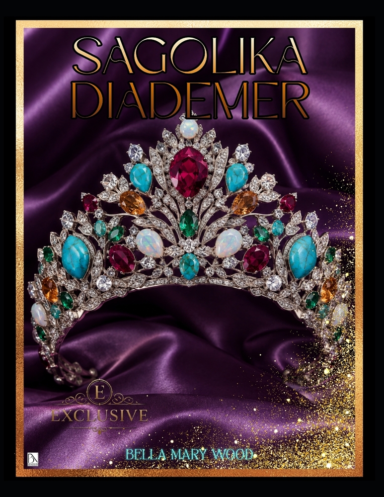 Sagolika Diademer Exklusiv målarbok: designer målning cover