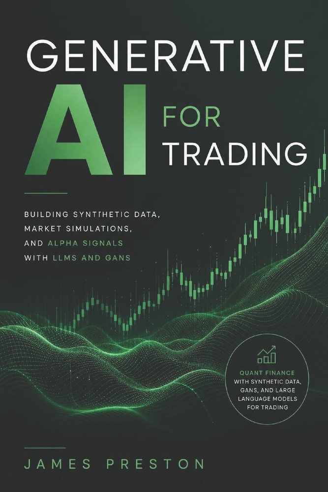 Generative AI for Trading: Building Synthetic Data, Market Simulations, and Alpha Signals with LLMs and GANs: Quant Finance with Synthetic Data, GANs, cover