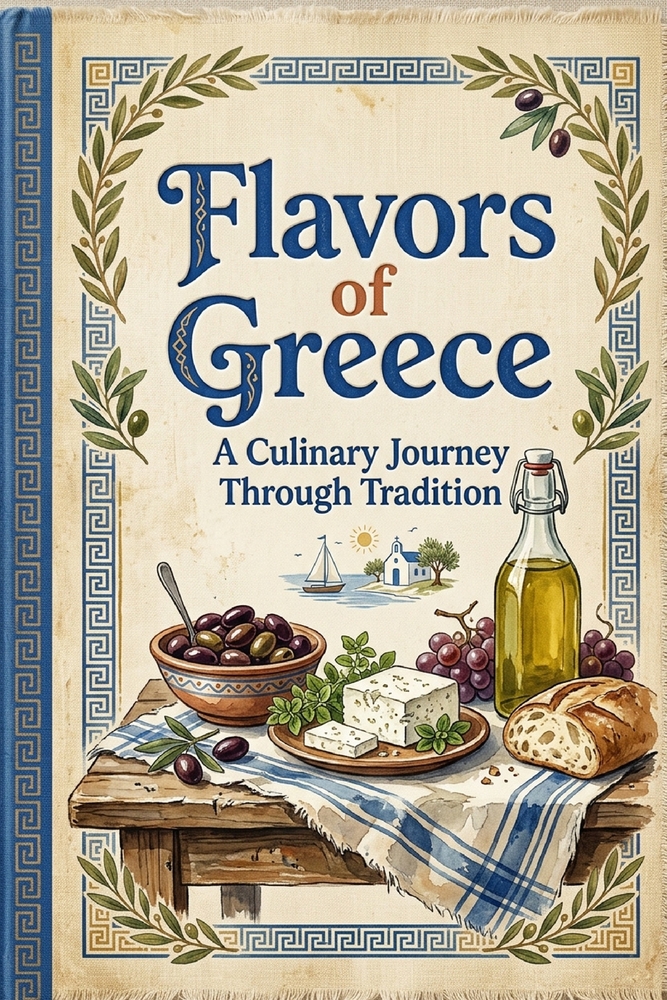 Flavors of Greece: A Culinary Journey Through Tradition and Taste cover